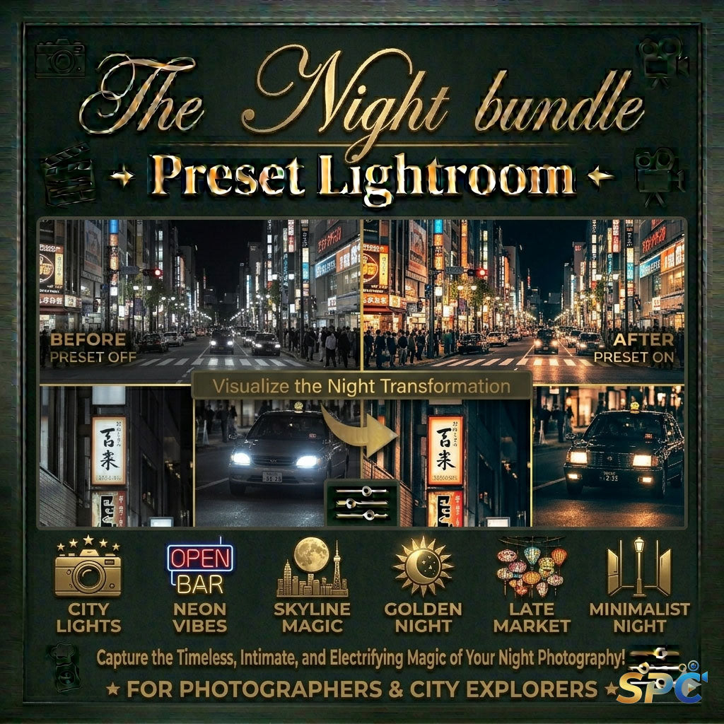 Night Presets Bundle Lightroom