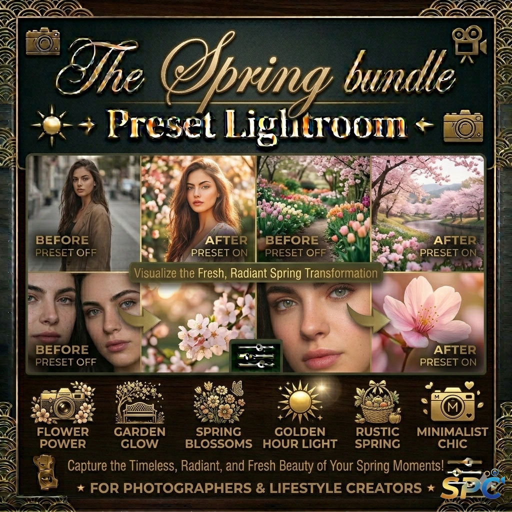 Spring Presets Bundle Lightroom