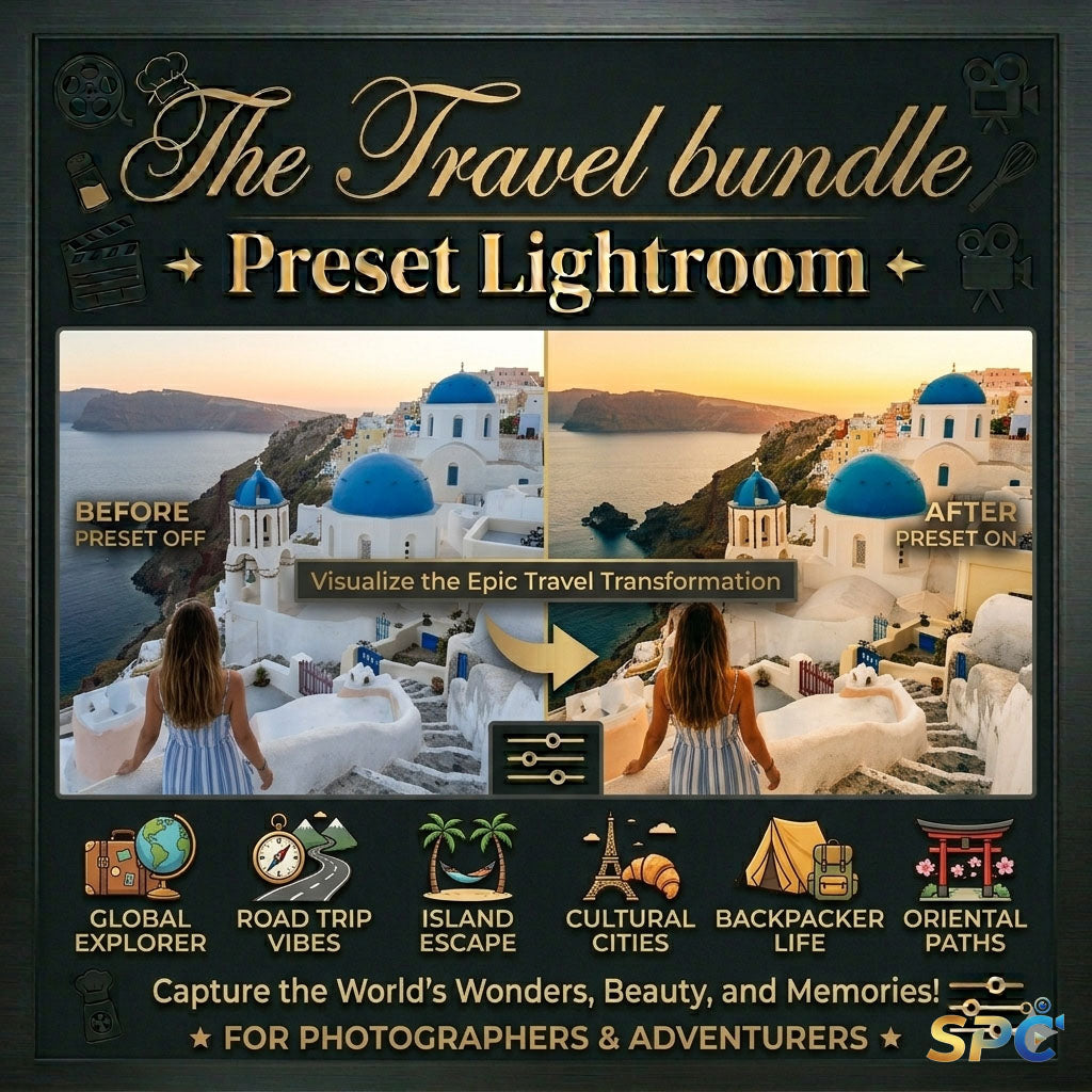 Travel Presets Bundle Lightroom