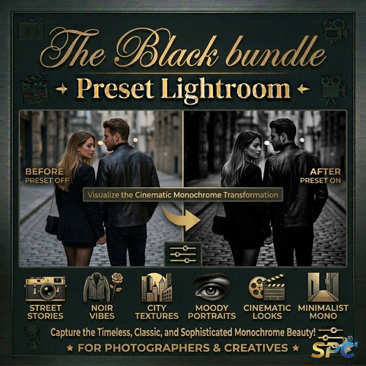 Black Presets Bundle Lightroom