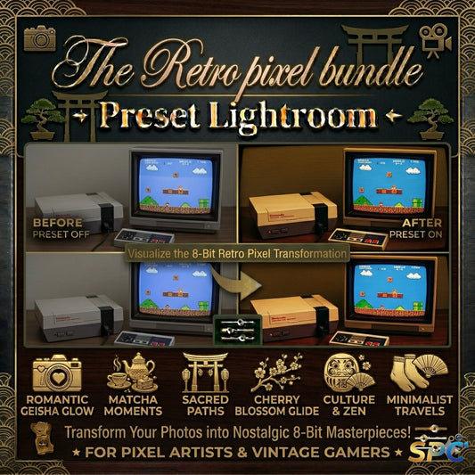 Retro Pixel Presets Bundle Lightroom